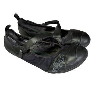Merrell Wonder Glove Barefoot Shoes Womens Size 7 Black Mary Jane Flats Y2K